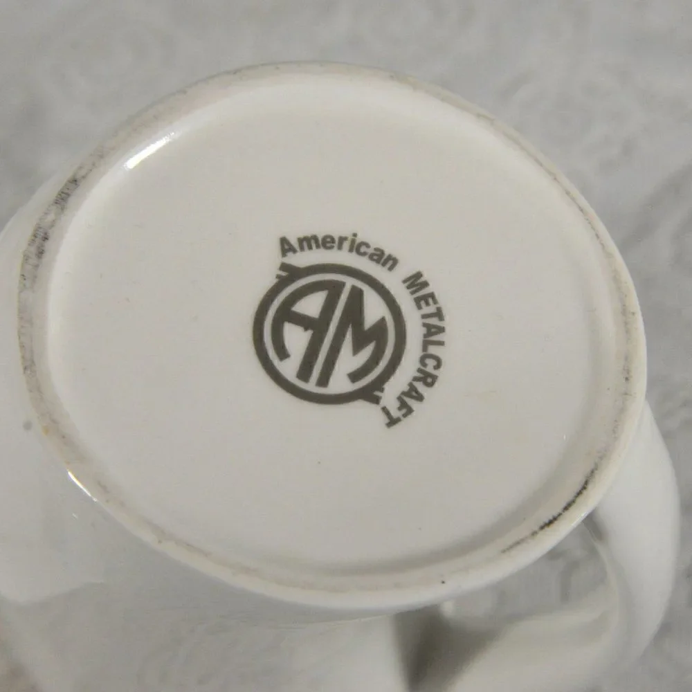 Pitcher and Platter White
